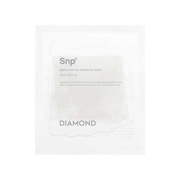 [SNP] Diamond Brightening Ampoule Mask -25ml(1pcs)